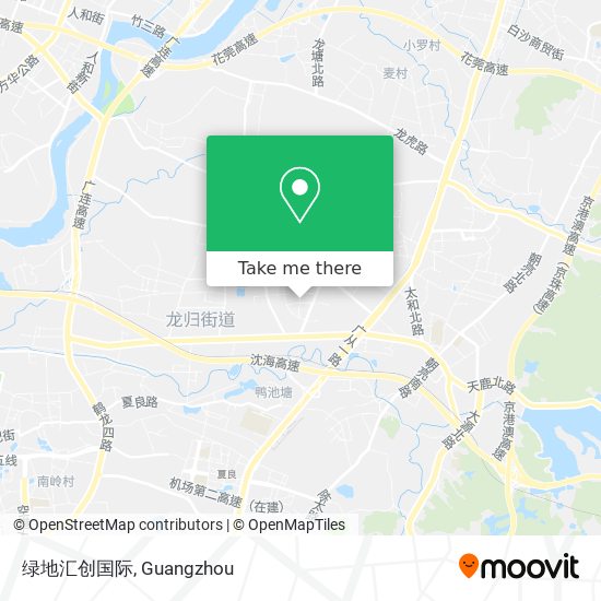 绿地汇创国际 map