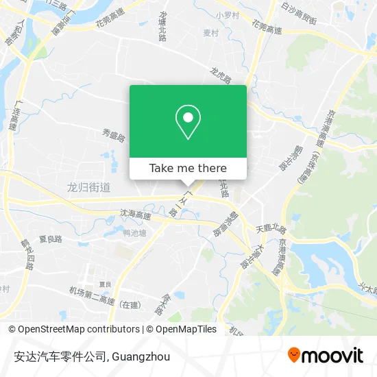 安达汽车零件公司 map