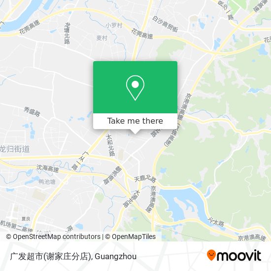 广发超市(谢家庄分店) map