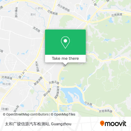 太和广骏信源汽车检测站 map