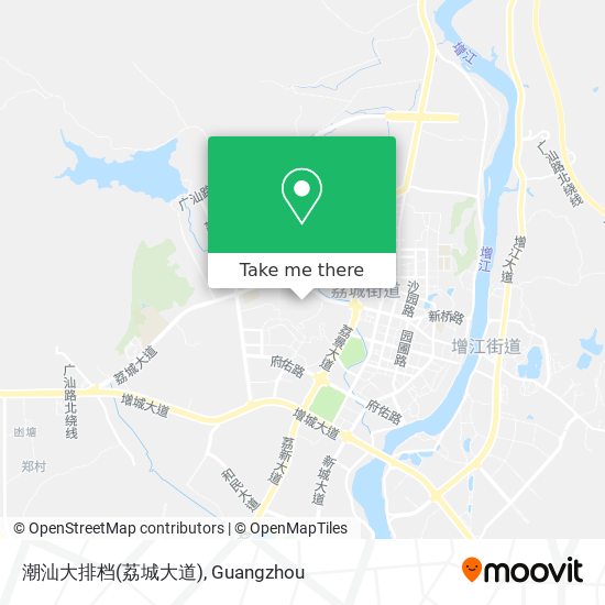 潮汕大排档(荔城大道) map