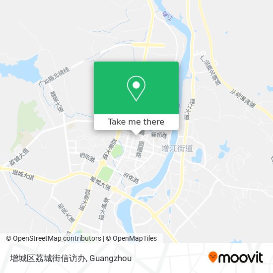 增城区荔城街信访办 map