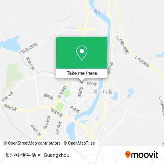 职业中专生活区 map