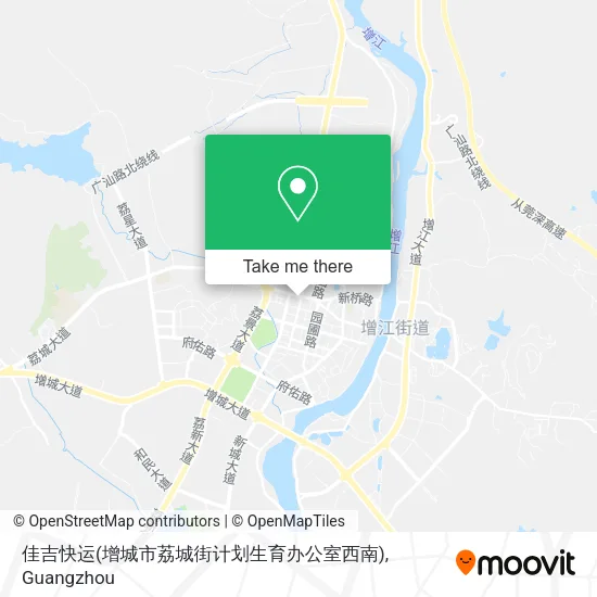 佳吉快运(增城市荔城街计划生育办公室西南) map