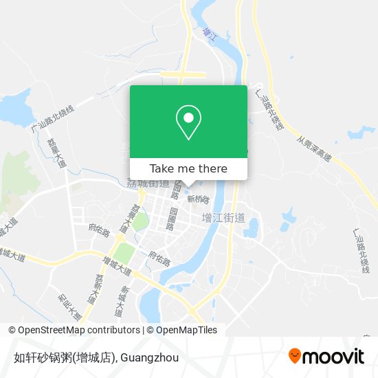 如轩砂锅粥(增城店) map