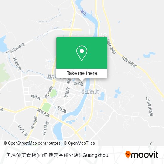 美名传美食店(西角巷云吞铺分店) map