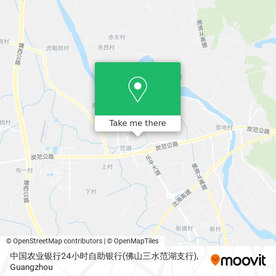 中国农业银行24小时自助银行(佛山三水范湖支行) map