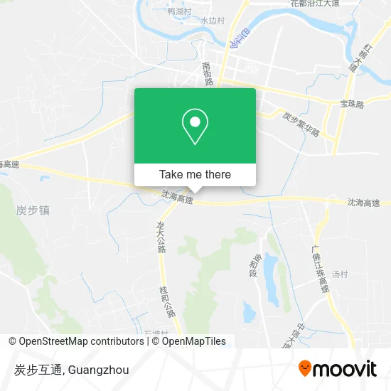 炭步互通 map