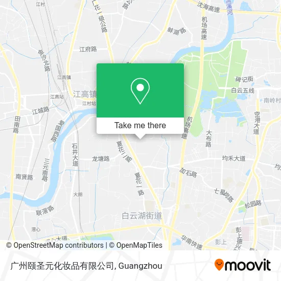 广州颐圣元化妆品有限公司 map
