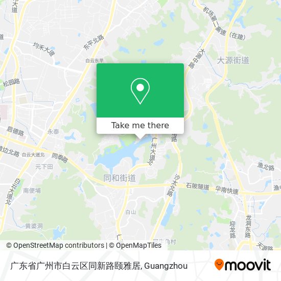 广东省广州市白云区同新路颐雅居 map