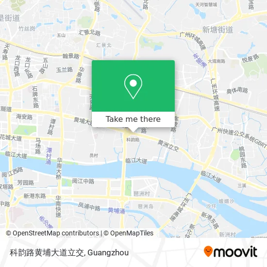 科韵路黄埔大道立交 map