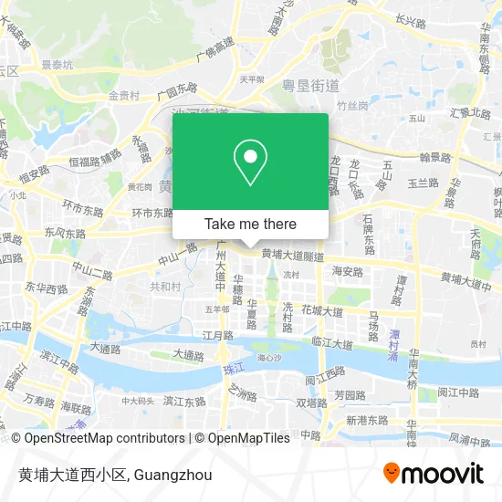 黄埔大道西小区 map