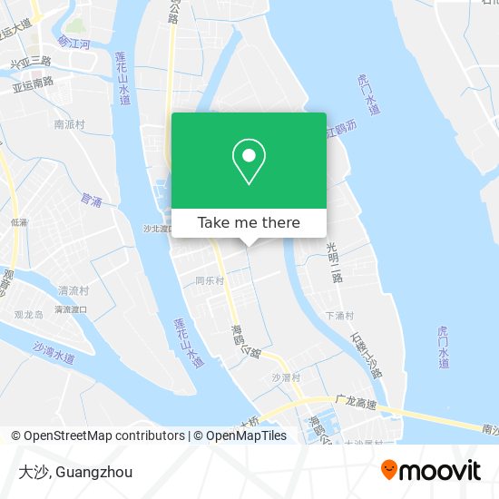大沙 map
