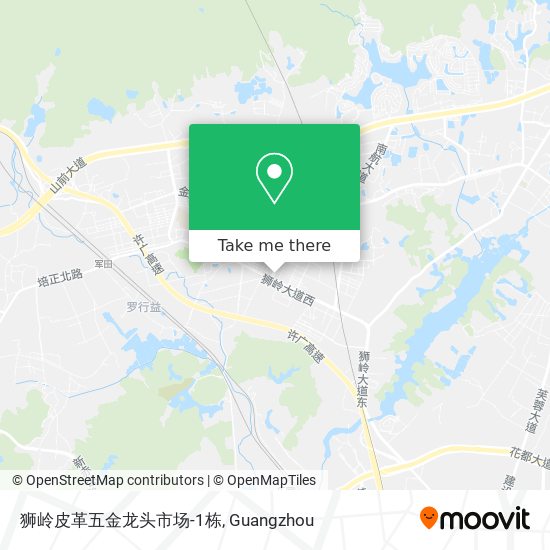 狮岭皮革五金龙头市场-1栋 map