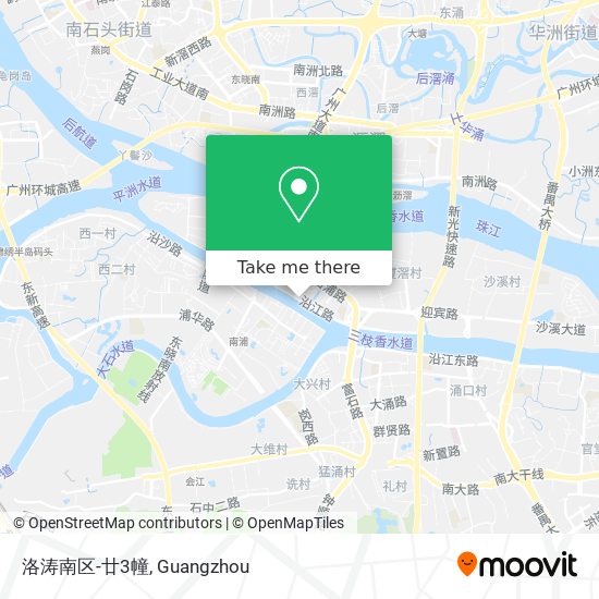 洛涛南区-廿3幢 map
