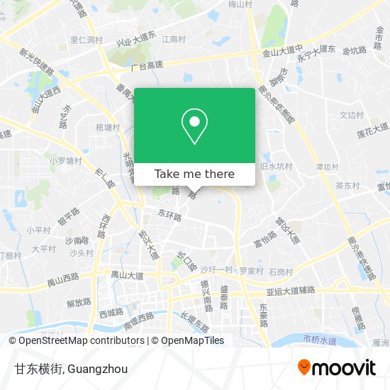 甘东横街 map