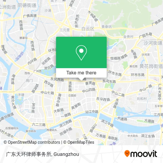 广东天环律师事务所 map