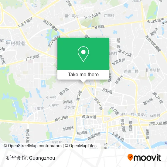 祈华食馆 map