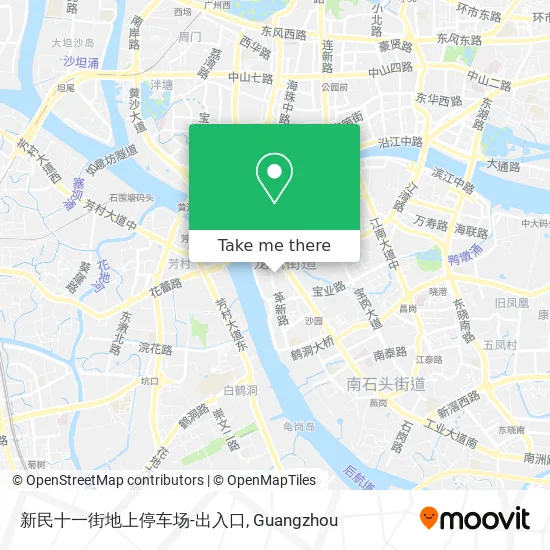 新民十一街地上停车场-出入口 map