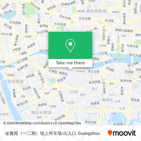 金雅苑（一二期）地上停车场-出入口 map