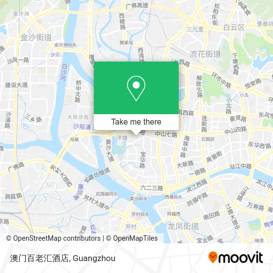 澳门百老汇酒店 map