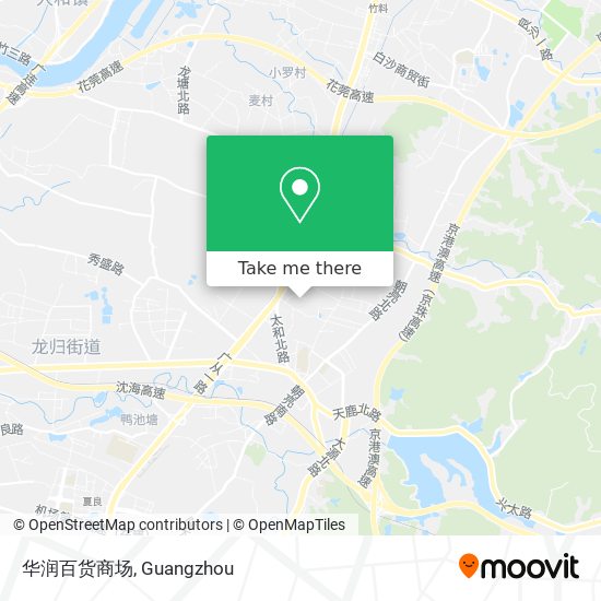 华润百货商场 map