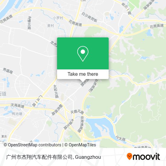 广州市杰翔汽车配件有限公司 map