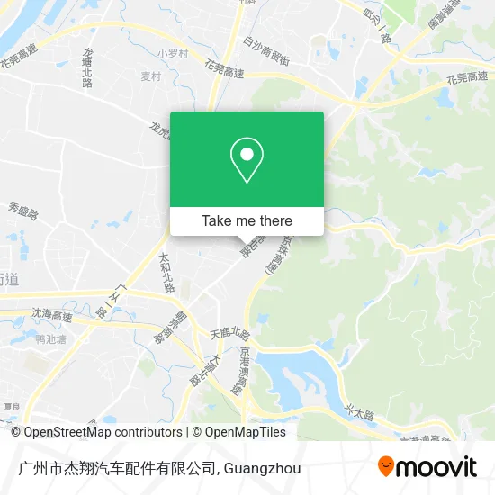 广州市杰翔汽车配件有限公司 map