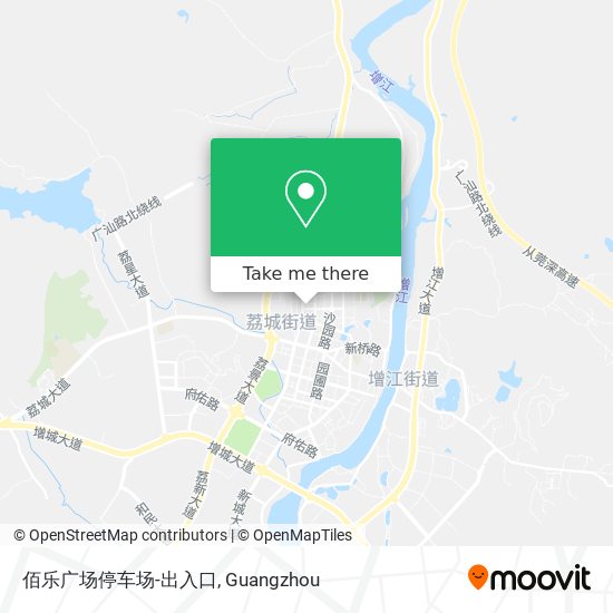 佰乐广场停车场-出入口 map