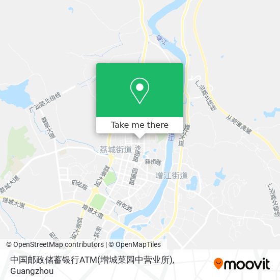 中国邮政储蓄银行ATM(增城菜园中营业所) map
