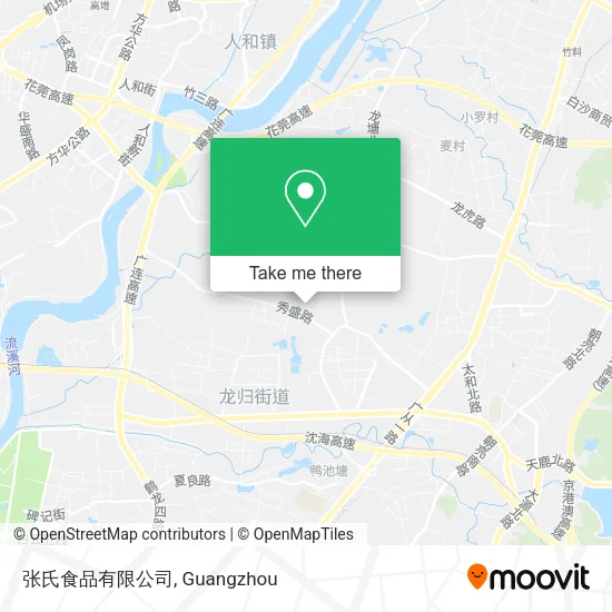 张氏食品有限公司 map