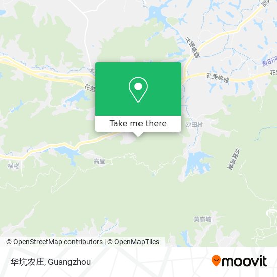华坑农庄 map
