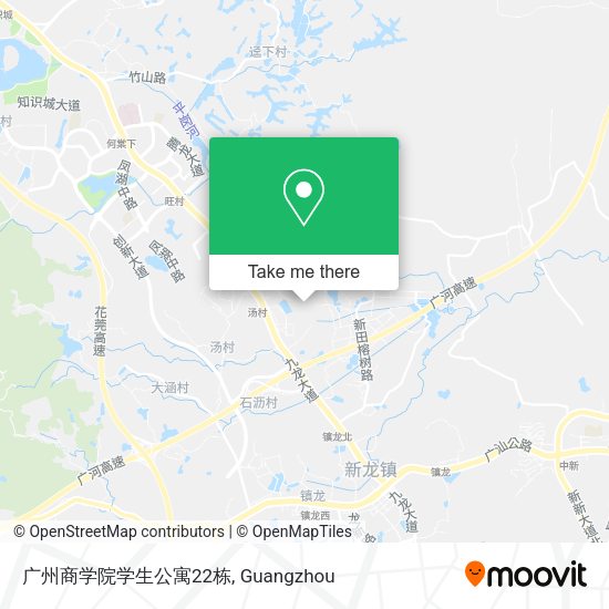 广州商学院学生公寓22栋 map