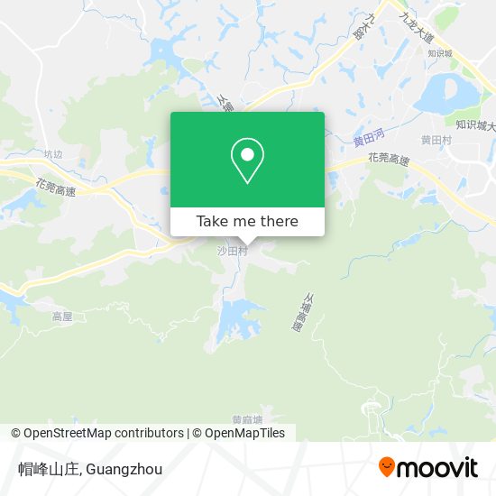 帽峰山庄 map