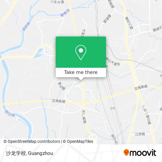 沙龙学校 map