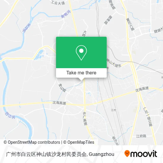 广州市白云区神山镇沙龙村民委员会 map