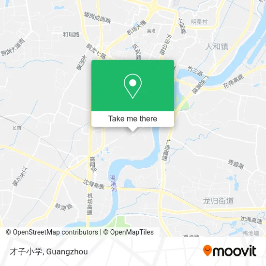 才子小学 map