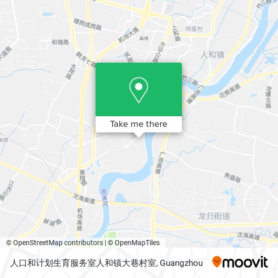 人口和计划生育服务室人和镇大巷村室 map
