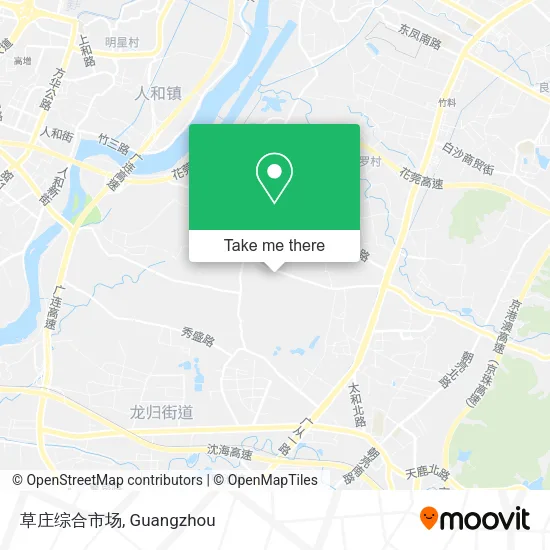 草庄综合市场 map