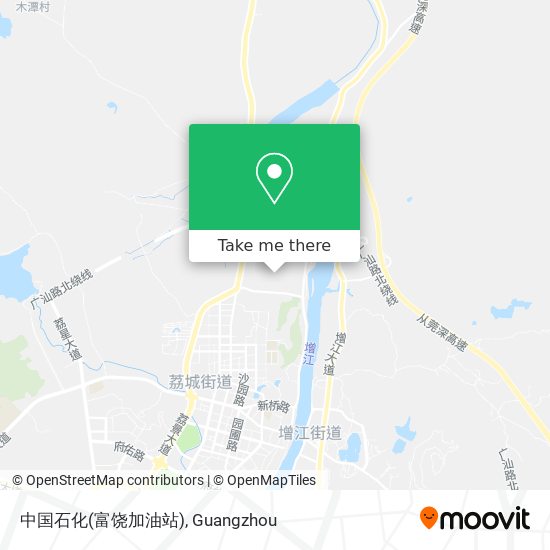 中国石化(富饶加油站) map