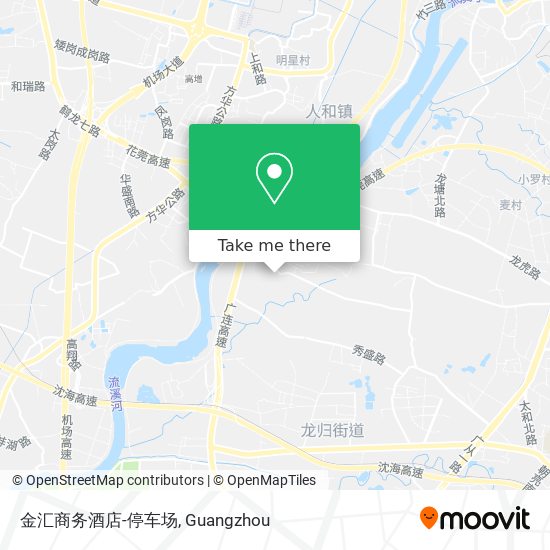 金汇商务酒店-停车场 map