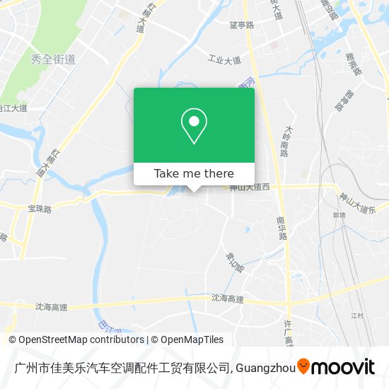 广州市佳美乐汽车空调配件工贸有限公司 map