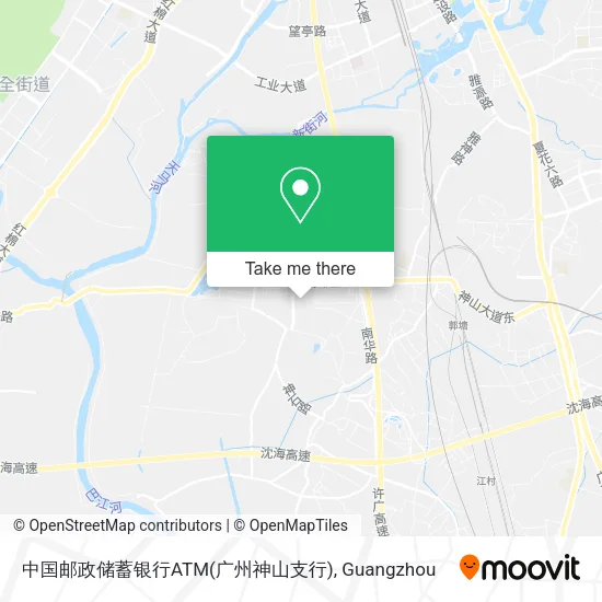 中国邮政储蓄银行ATM(广州神山支行) map