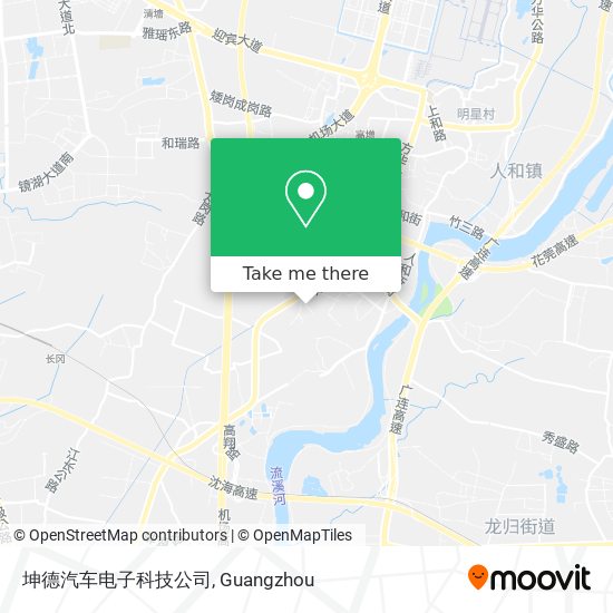 坤德汽车电子科技公司 map
