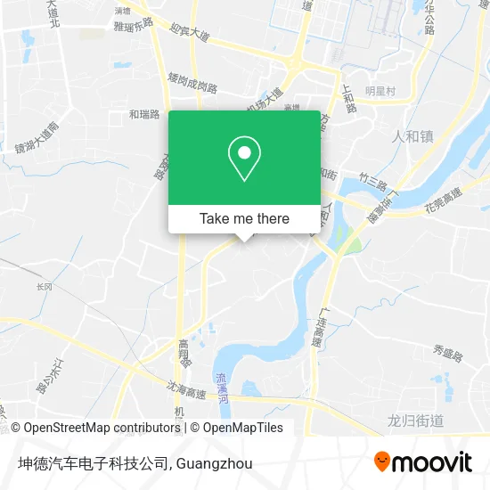 坤德汽车电子科技公司 map