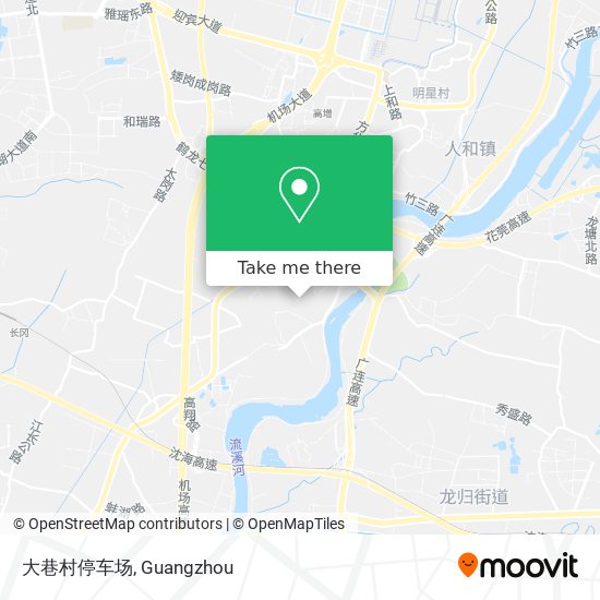 大巷村停车场 map