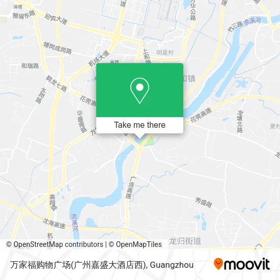 万家福购物广场(广州嘉盛大酒店西) map