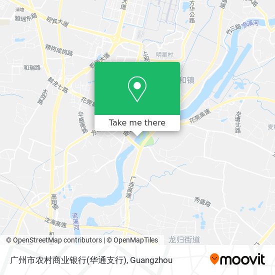 广州市农村商业银行(华通支行) map