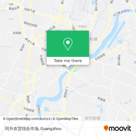 同升农贸综合市场 map