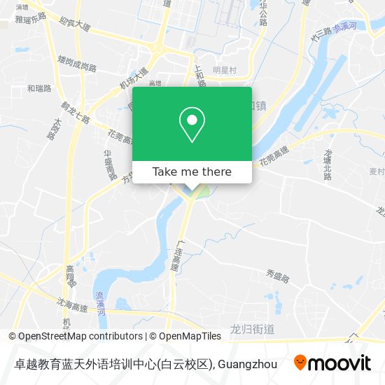 卓越教育蓝天外语培训中心(白云校区) map
